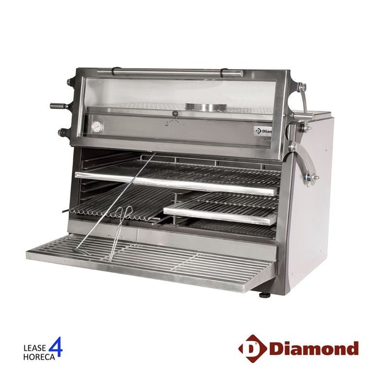 Charcoal Oven 60 kg (CBQ-120-RX RVS)